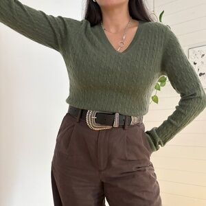Charter club cashmere v neck sweater